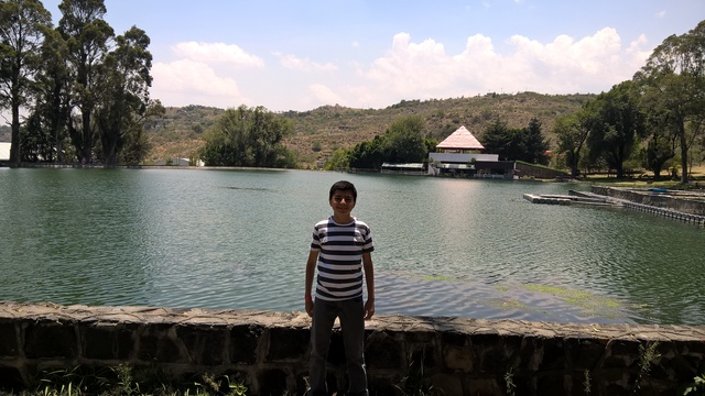 en el lago de metepec