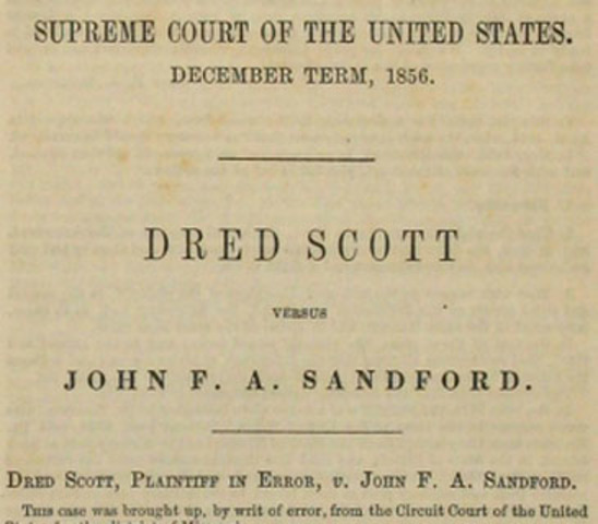 Dred Scott v. Sandford