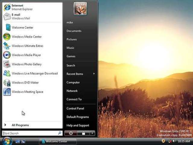 Sistema operativo Windows Vista