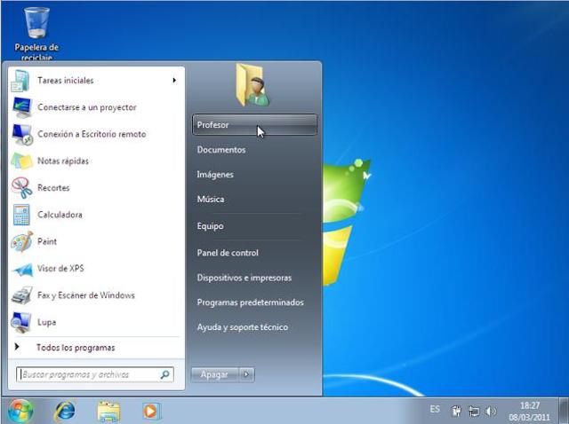 Sistema operativo Windows 7