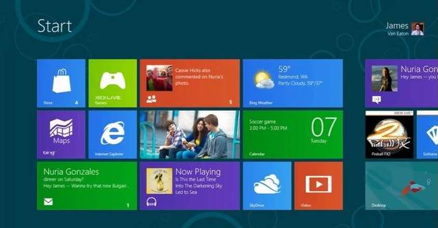 Sistema operativo Windows 8