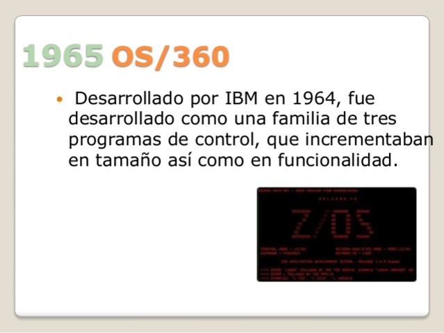 sistema operativo OS/360