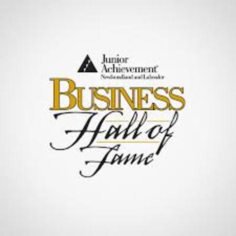 Inducted into Business Hall of Fame