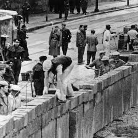 Bloqueo del muro de berlín