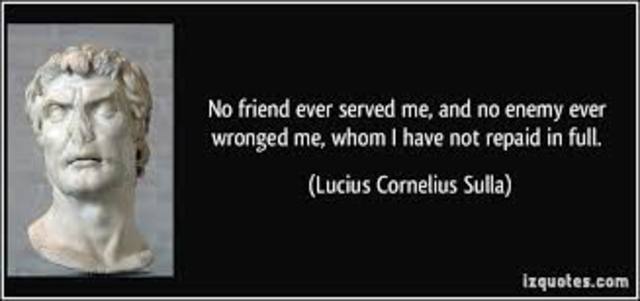 (R)Sulla and civil wars