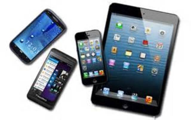 Smartphones and tablets