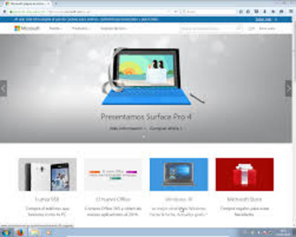 Internet a travez de windows