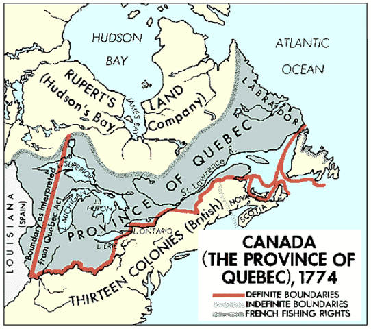 Quebec Act of 1774