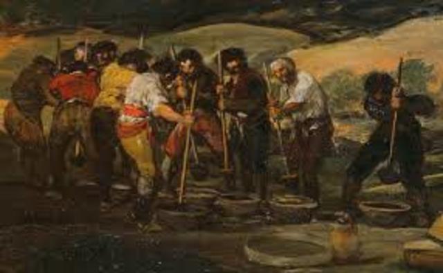 la adopción de la pólvora