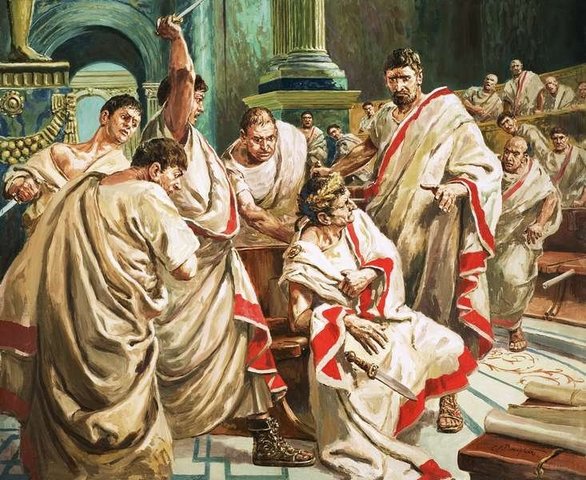 Assassination of Caesar.