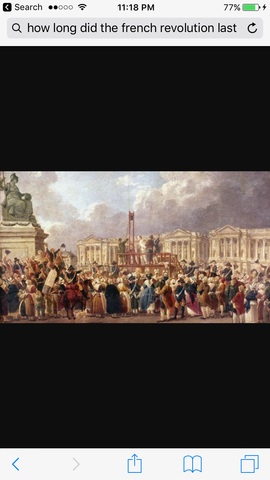 Combien de temps La Revolution Francaise a dure