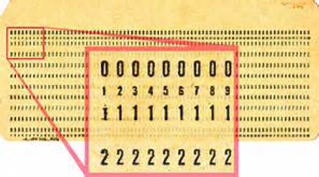 Propone el usos de tarjetas perforadas para la maquina analitica