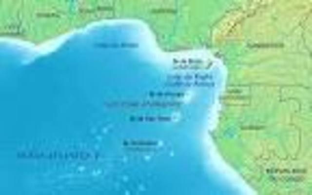 Vasco Da Gama pasa el Golfo de Guinea