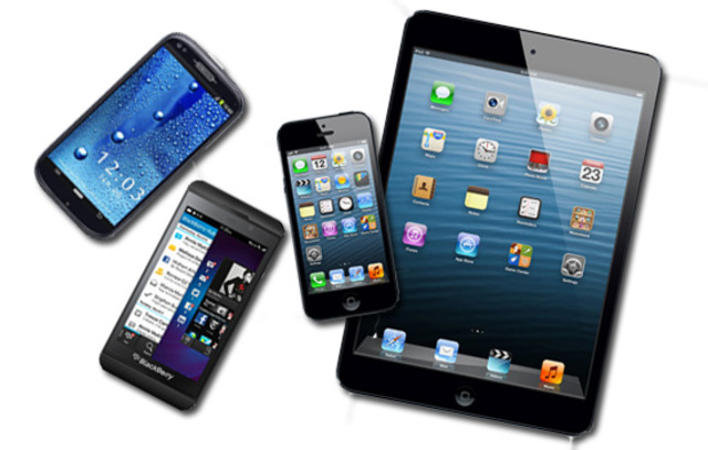 Smartphones and tablets