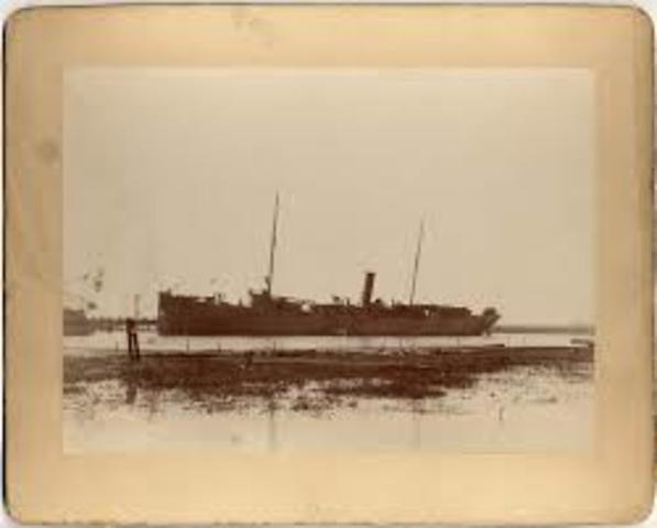 El buque USS yosemite inicia el bloqueo al puerto de San Juan