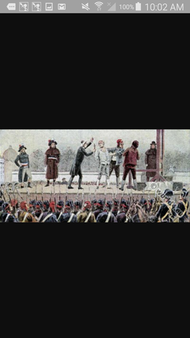 Roi Louis XVI exécuté