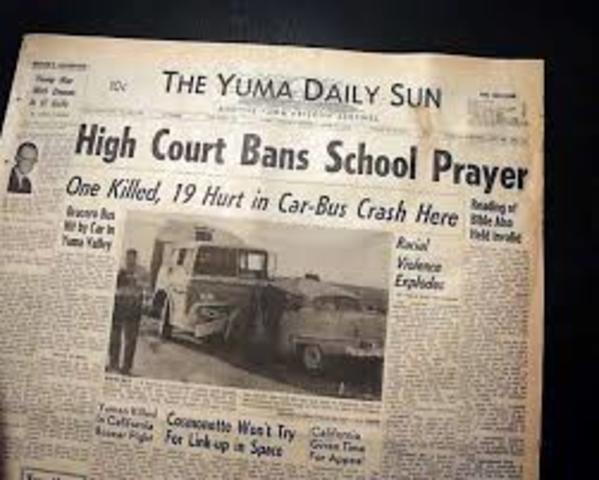 Bible's and Prayer Unconstitutional