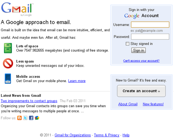 World Record for Gmail