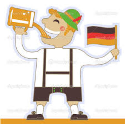 Felix und Helmut geht zu das Oktoberfest. Helmut trinkt eine Bier und ist schwindlig.