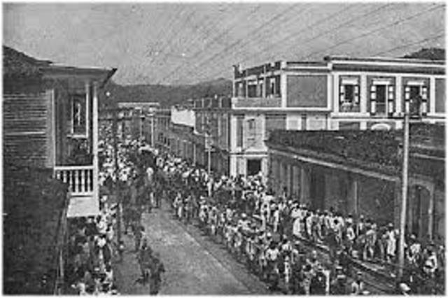 Las tropas estadounidenses ocupan Ponce y Yauco.