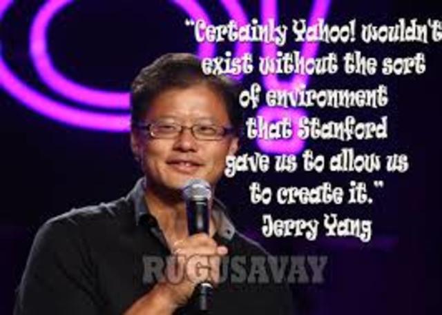 Jerry es el rostro perceptible de Yahoo.