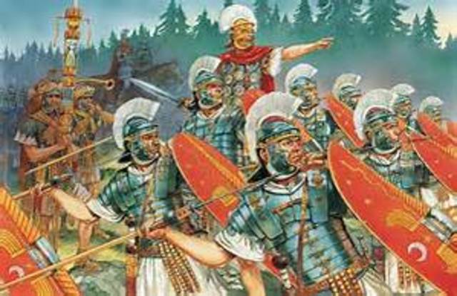 Trajan conquers Dacia