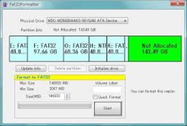 Sistema de archivos FAT32
