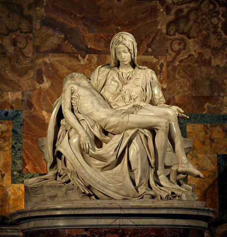 Buonarroti, Michelangelo. "Pietà." (1498-1499).