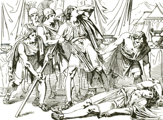 Alexander kills Cleitus