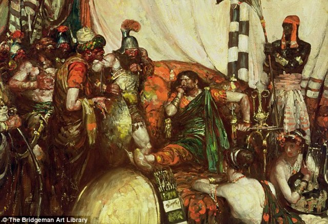 Alexander becomes drunk .