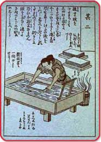 En China se inventa el papel y la imprenta