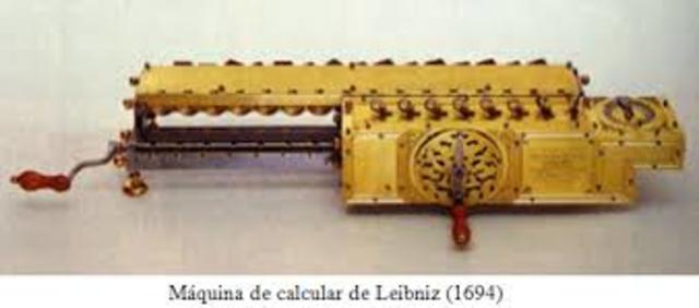 Maquina de multiplicar de Leibntiz