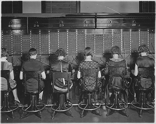 The first commercial telephone company enters business