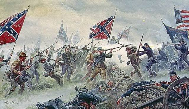 Battle At Gettysburg