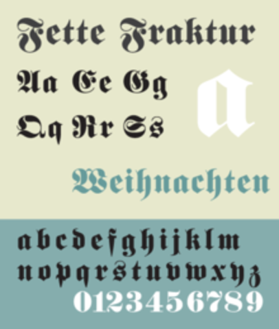 fette franktur typeface