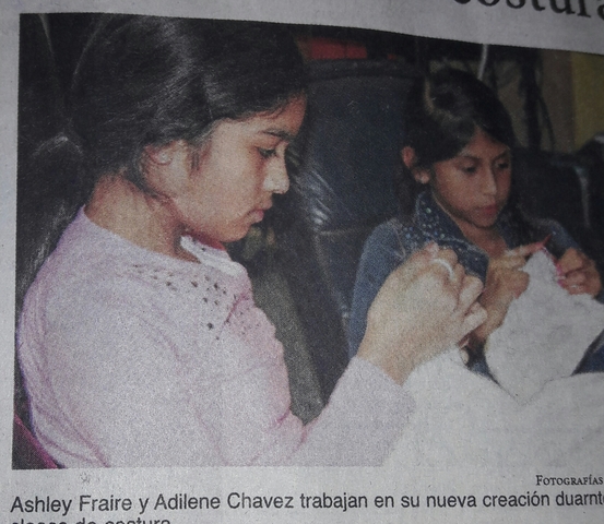 Knitting with needles