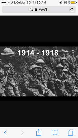 WW1 begins in Europe