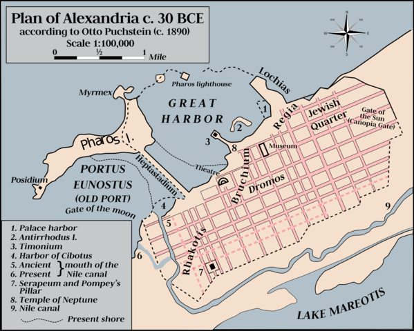 Alexander creates the city of Alexandria