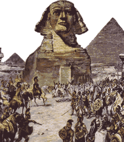 Alexander conquered Egypt