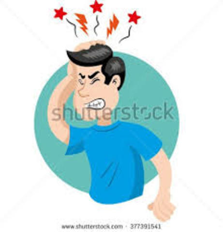 Müller hat kopfschmertzen.