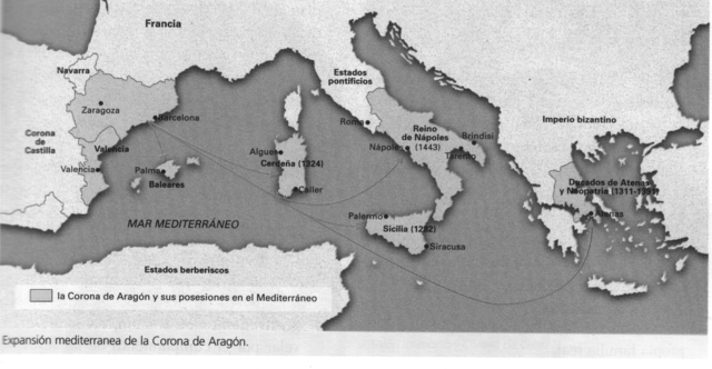 Aragón se expande en el mediterráneo.