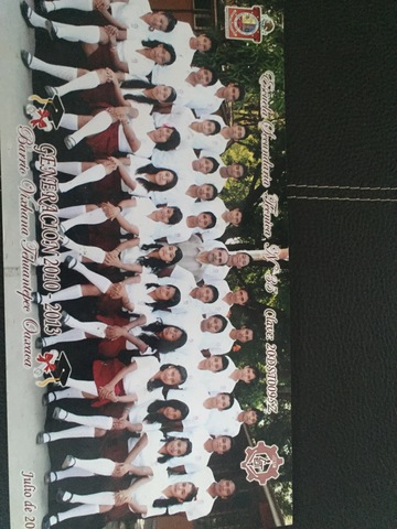 Mi foto grupal de recuerdo de la secundaria