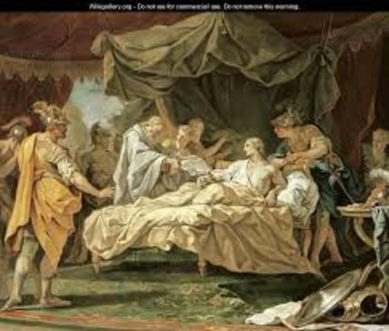Death of Alexander.