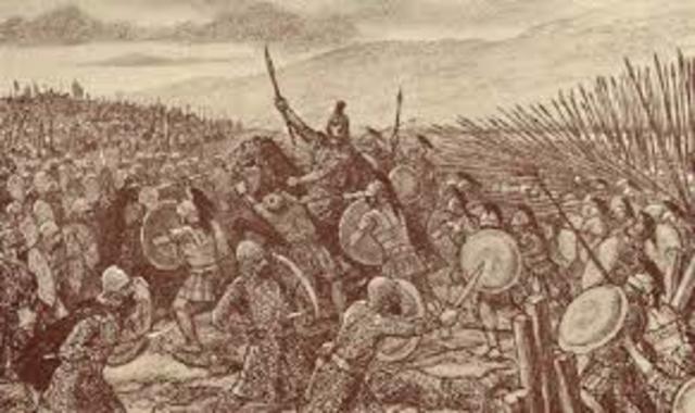 Alexander and army against the Persians