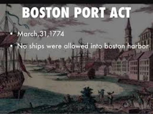 Intolerable Acts (Boston Port Act)