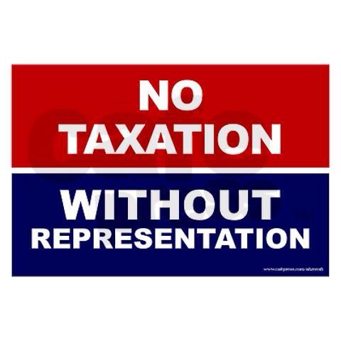 no taxation without representation