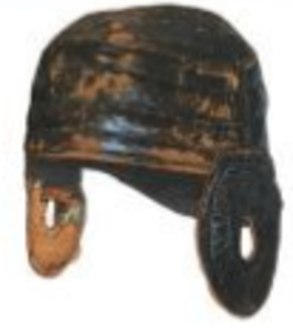 Leather Takes over the helmet