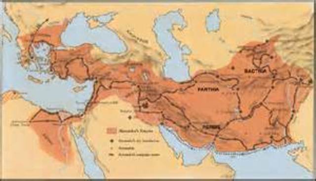 Alexander spends winter at Gordium