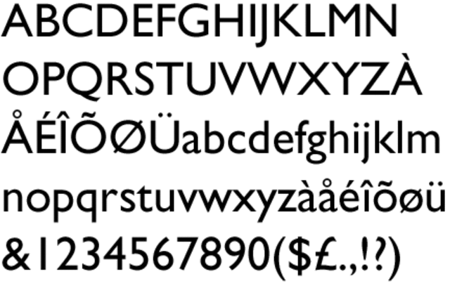 Gill Sans