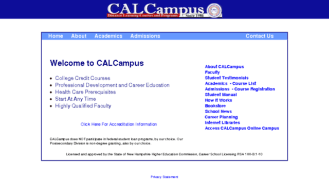 CALCampus Introduced